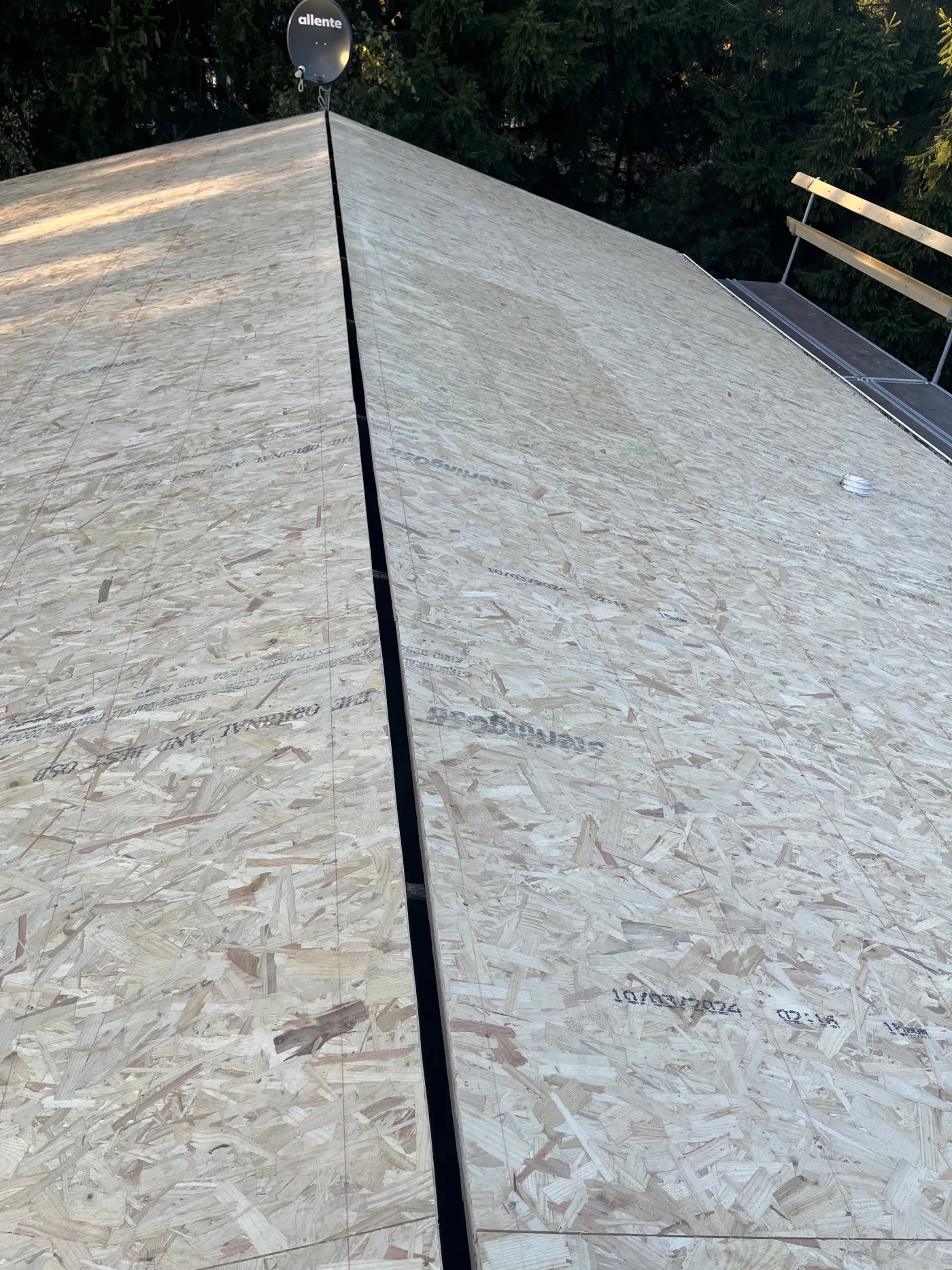 Tagarbejde og konstruktion udført af tømrermester Nikolaj Høyer